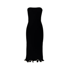 Women Strapless Knitted Dress | Party Dress