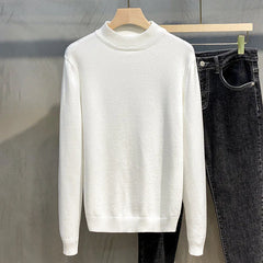 Men Plain Half Turtleneck | Long Sleeve Turtleneck | Winter Casual Sweater Pullover