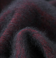 Men Mink Cashmere Zipper Cardigan | Knit Sweater | Loose