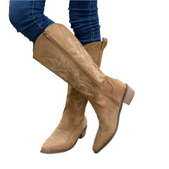 Women Embroidered Western Cowboy Boots | Knee High Boots | Long boots