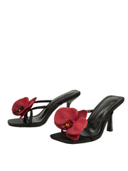 Women Square Toe Flower Heels | Flora | Sandals | Summer | Vacation