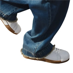 Men Vintage White leather Sneakers