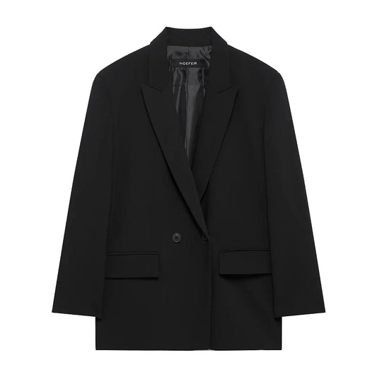Women Oversized Blazer | Jacket | Office Casual Long Blazer | Spring | Long Sleeve