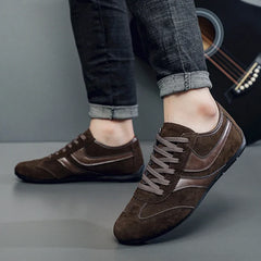 Men Casual Suede Sneakers | Comfortable | Non-Slip | Running Shoes | Breathable | Lightweight | Slip-On