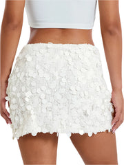 Women Sequin Skirt | Mini Skirt