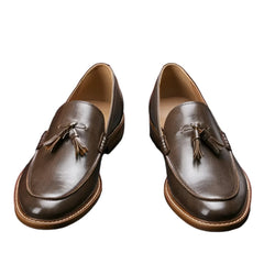 Men's American Style Leather Loafers | Comfortable | Casual Shoes