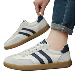 Men Genuine Leather Casual Shoes | Skate Shoes |  Non-slip Sneakers