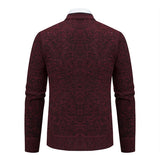 Men's Knitted V-Neck Wool Sweater