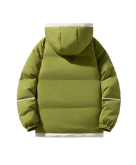 Unisex Thick Hooded Puffer Jacket | Windbreaker Jacket | Warm Parka Winter Jacket