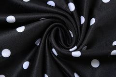 Women Summer Polka Dot Black Dress | Spaghetti Strap | Elegant | Maxi Bodycon | Vestidos