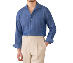 Men British Wrinkle-Resistant Long Sleeve Dress Shirt | Business Shirt