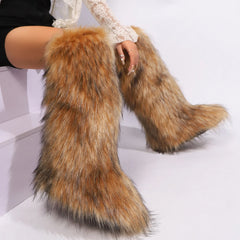 Women Over-The-Knee Boots | High Boots | Winter | Fur Snow Boots | Warm Boots | Non-Slip