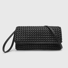 Women Leather Woven Bag | Shoulder Bag | Armpit Handbag