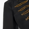 Women Napoleon Jacket | Elegant Office Short Coat | Stand Collar | Spring Jacket | Military Jacket