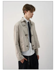 Unisex Lobster-Clasp Deck Jacket | Retro Gothic | Aircraft Button Jacket | Vintage Casual Jacket | Y2K