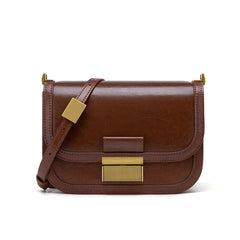 Women Vintage Genuine Leather Flap Bag