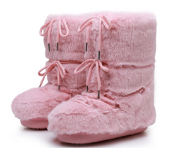 Women Winter Lace-up Ankle Boots | Snow Boots | Classic Platform Boots | Waterproof | Non-slip | Ski Boots