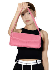 Women Fringe Underarm Flap Bag | Single Sling Purse