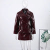 Women Vintage Leather Jacket | Skirt | Set | Vintage Short Leather Skirt