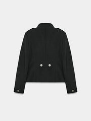 Women Napoleon Jacket | Slim Fit | Long Sleeve | Stand Collar