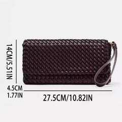 Women Leather Woven Bag | Shoulder Bag | Armpit Handbag