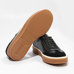 Men Genuine Leather Sneakers | Lightweight | Casual Shoes | Trainers