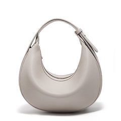 Women Shoulder Bag | Leather Crescent Underarm Bag | Minimalist Crossbody Bag