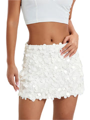 Women Sequin Skirt | Mini Skirt