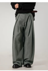 Men Dress Pants | Casual | Flare Trousers | Draped | Straight