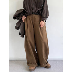Men Wide Leg Pants | High Waist | Straight | Loose | Casual Pants