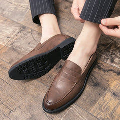Men Business Leather Shoes | Dress Shoes | Wedding | Homecoming Shoes | Lightweight Shoes