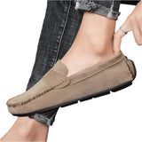 Men's Leather Suede Slip-ons | Casual Loafers Moccassins