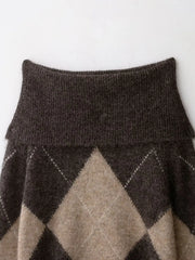 Woman Knitted Pullover | One-Shoulder | Long Sleeved | Casual Cropped Sweater | Off Shoulder Sweater Top