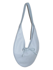 Women Bow Armpit Large Capacity Leather Bag
