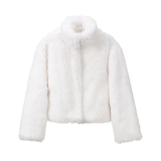 Women Winter Fur Jacket | Thick Warm Short Fur Coat