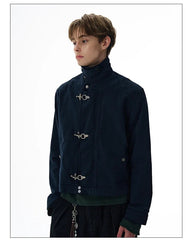 Unisex Lobster-Clasp Deck Jacket | Retro Gothic | Aircraft Button Jacket | Vintage Casual Jacket | Y2K