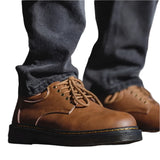 Men British Genuine Leather Ankle Boots