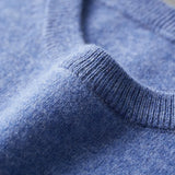 Pure Wool Sweater Men | Pullover | Cashmere Knitting