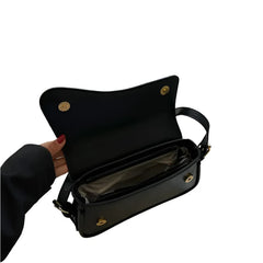 Women Vintage Leather Crossbody Bag |  Small Flap Shoulder Bag