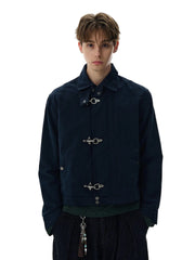 Unisex Lobster-Clasp Deck Jacket | Retro Gothic | Aircraft Button Jacket | Vintage Casual Jacket | Y2K