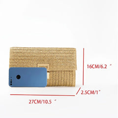 Women Bohemian Style Clutch | Crossbody Bag | Woven Wallet
