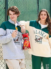 Unisex Fleece Hoodie | Printed Sweatshirt | Vintage Streetwear Pullover