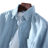 Men Denim Shirt | Long Sleeve Shirt