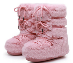 Women Winter Lace-up Ankle Boots | Snow Boots | Classic Platform Boots | Waterproof | Non-slip | Ski Boots