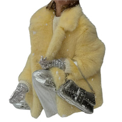 Women Winter Luxury Long Fur Coat | Thick Warm Fur Overcoat