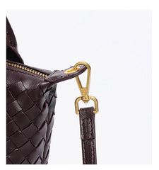 Women Woven Shoulder Bag | Small Dumpling Bag | Bucket Bag | Crossbody Bag | Lunch Box Bag