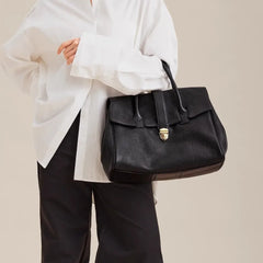 Women Large Capacity Leather Retro Handbag