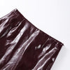 Women Vintage Leather Jacket | Skirt | Set | Vintage Short Leather Skirt