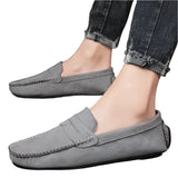 Men's Leather Suede Slip-ons | Casual Loafers Moccassins