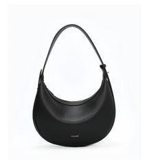 Women Shoulder Bag | Leather Crescent Underarm Bag | Minimalist Crossbody Bag
